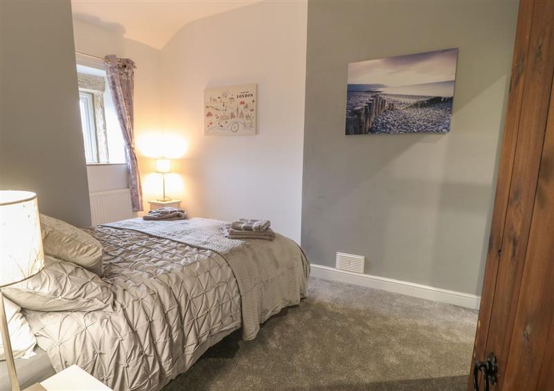 One of the 3 bedrooms at Hill Top Cottage, Oakworth