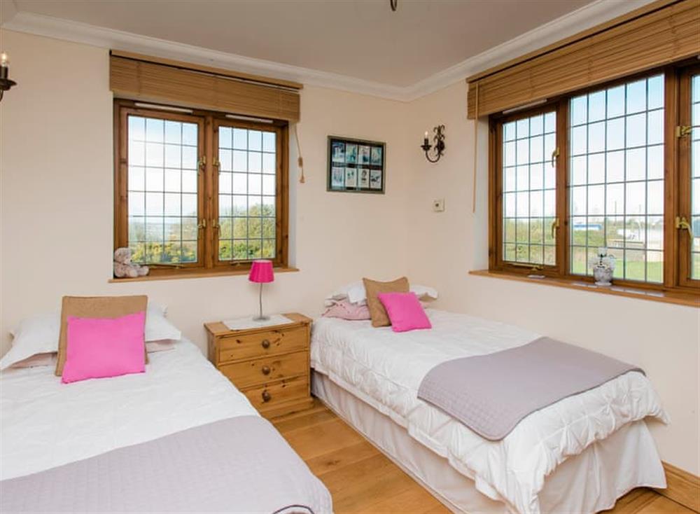 Charming twin bedroom (photo 2) at Hill Top in Dairy Farm House, Newport