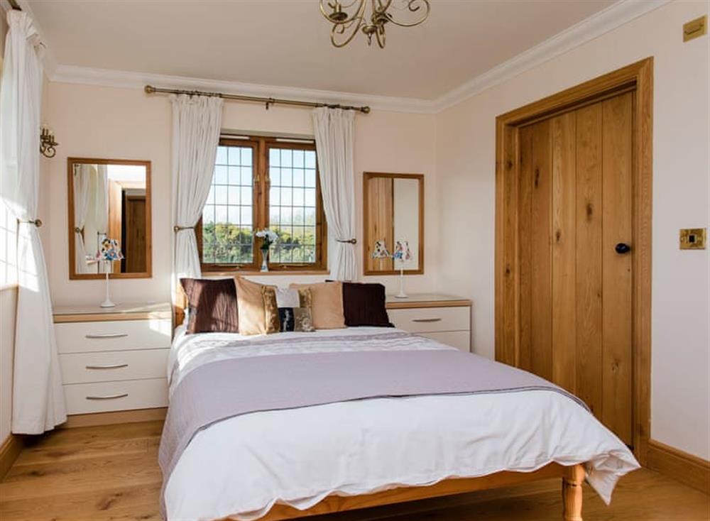 Sumptuous double bedroom at Hill Top in Dairy Farm House, Newport