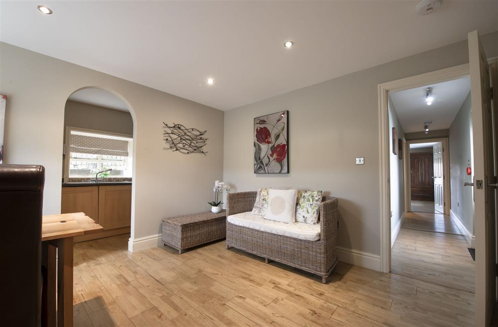 The lower ground floor comes with additional kitchen and living area four guests, and leads onto bedrooms six and seven