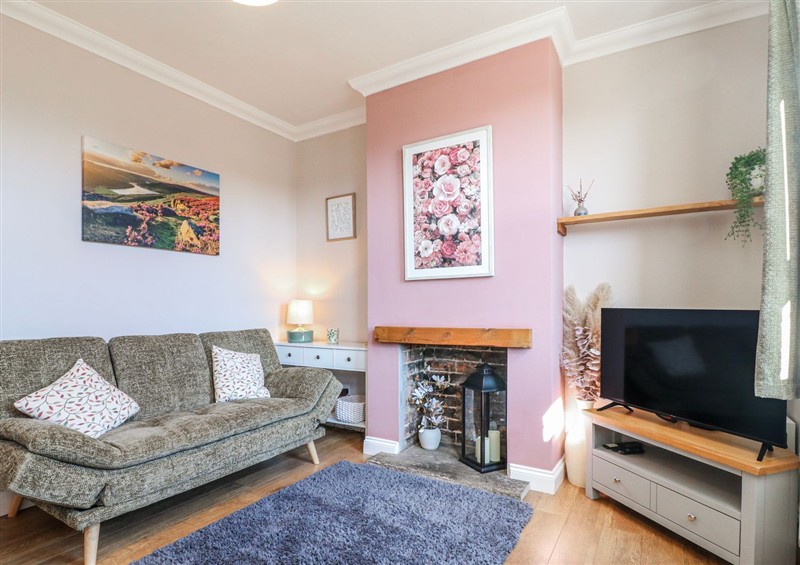 The living area at Hill View Cottage, Ashbourne