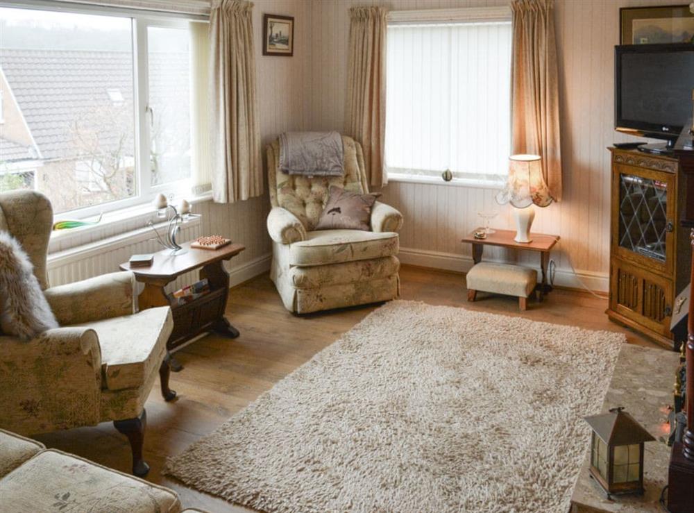 Welcoming living room at Hill View Cottage in Sleights, near Whitby, North Yorkshire