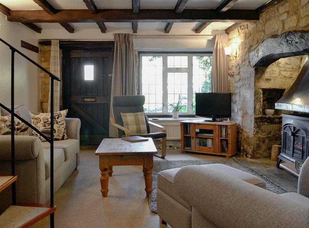 Character living room at Hill View Cottage in Snowshill, Worcestershire