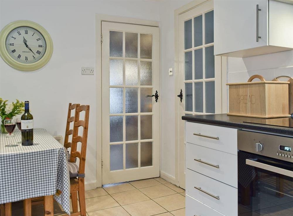 Light and airy kitchen at Hill View Cottage in Snowshill, Worcestershire