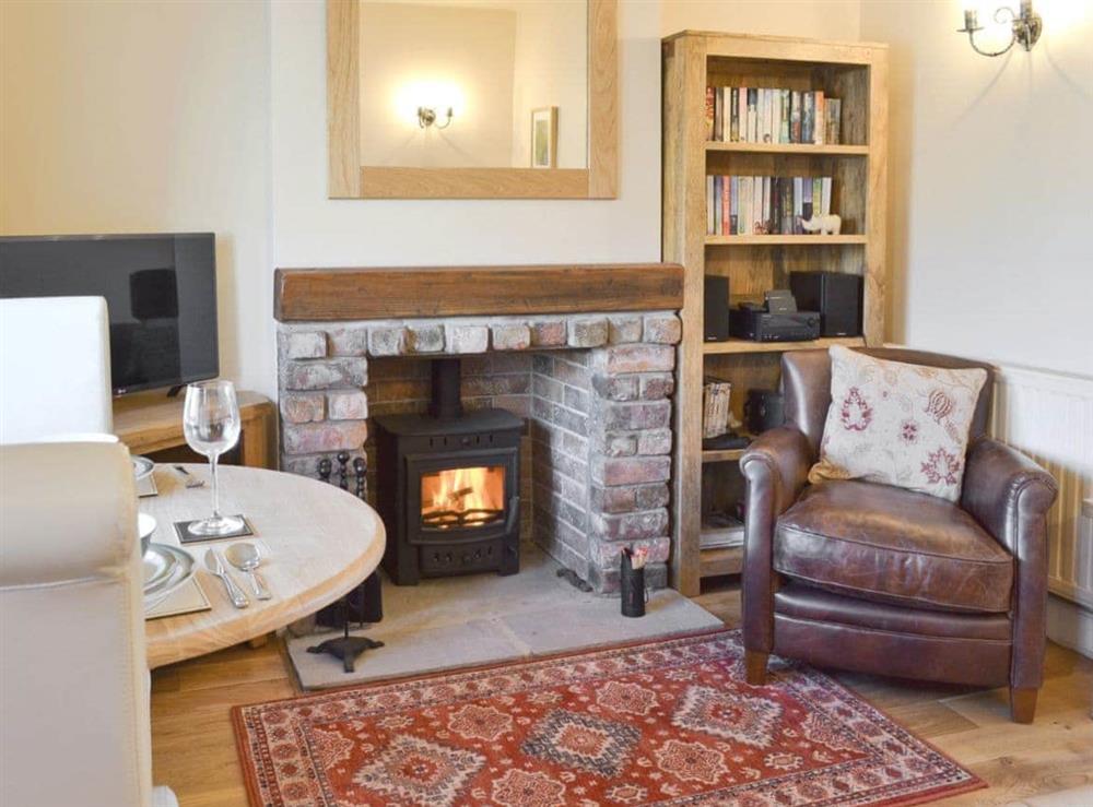 Living room/dining room at Hill View Cottage in York, North Yorkshire