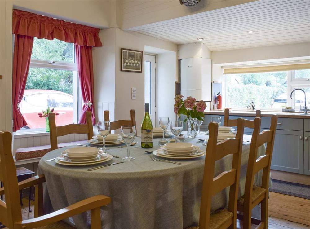 Convenient dining area at Hill View House in Aberfeldy, Perthshire