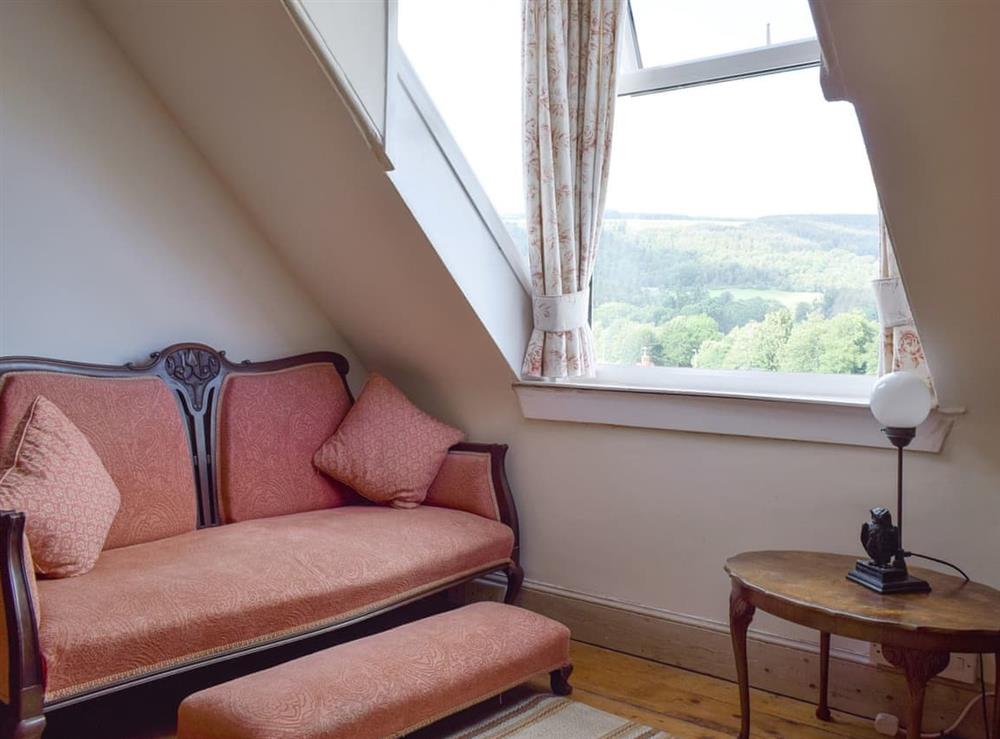 Light and airy first floor seating area at Hill View House in Aberfeldy, Perthshire
