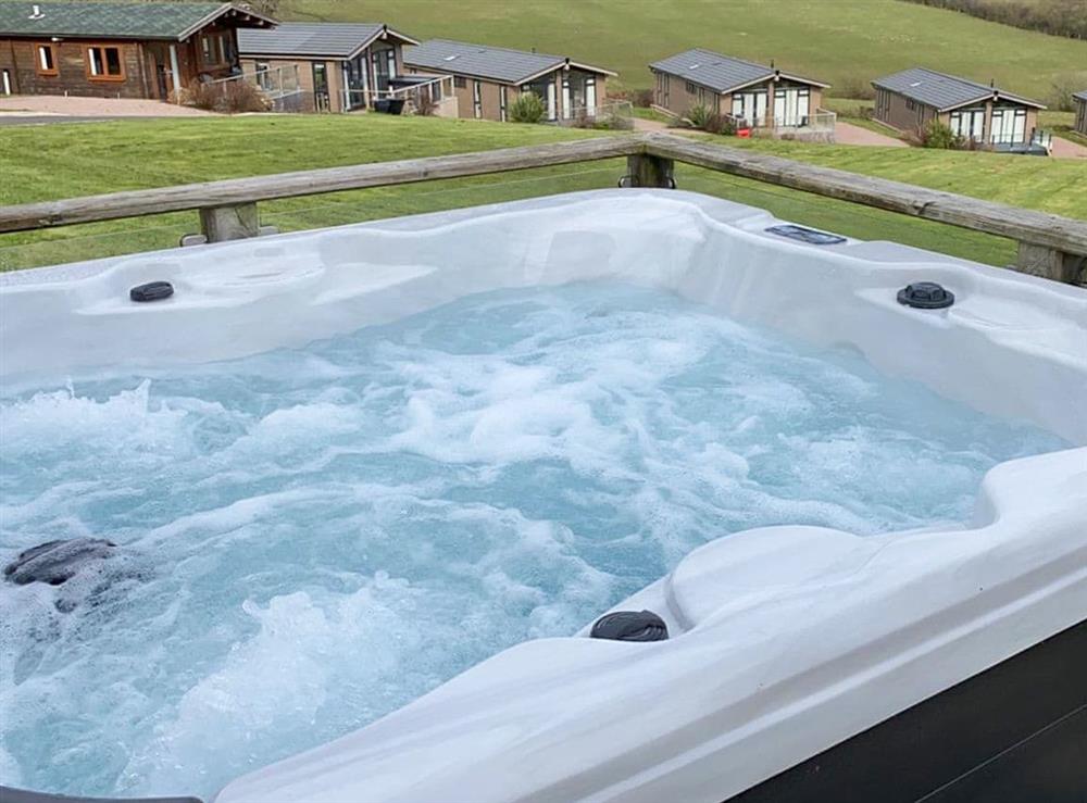 Hot tub at Lodge 3, 