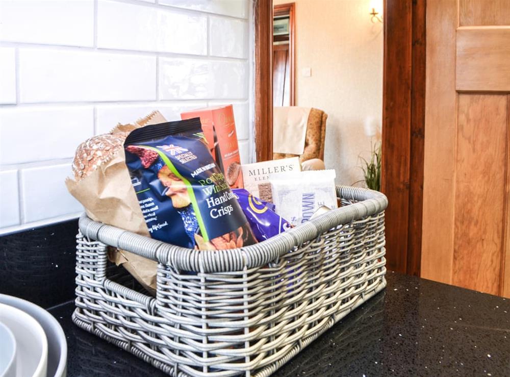 Welcome pack at Hill View in Millness, near Crooklands, Cumbria