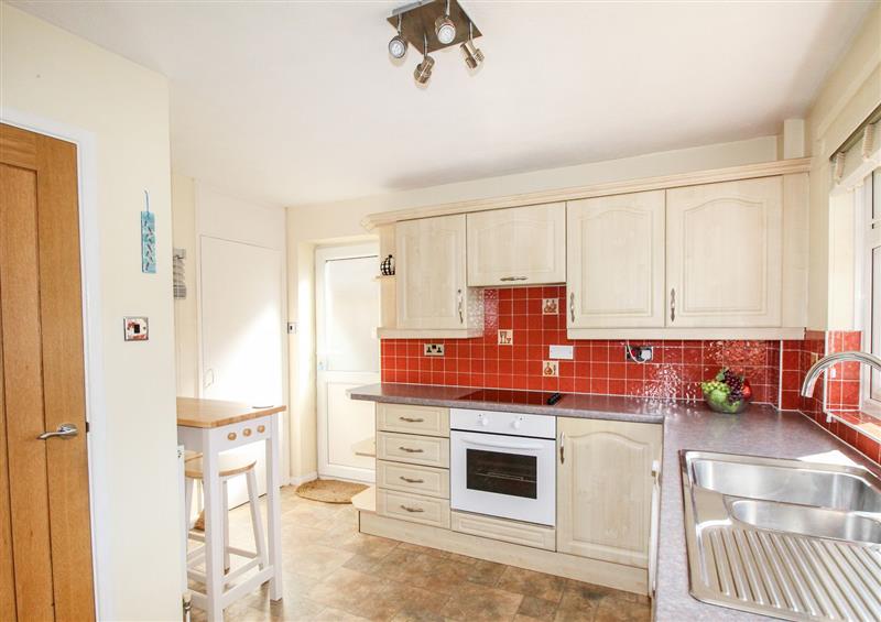 This is the kitchen at Hill View, West Lulworth
