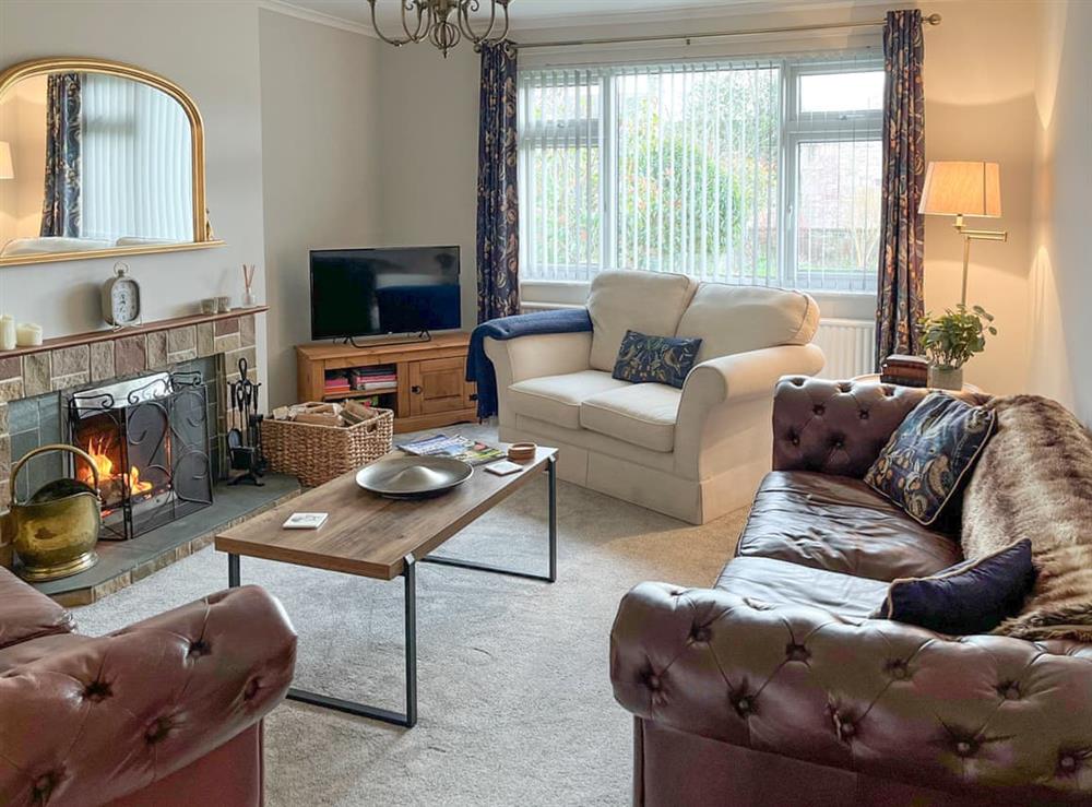 Living room at Hillberry in Norham, near Berwick-upon-Tweed, Northumberland