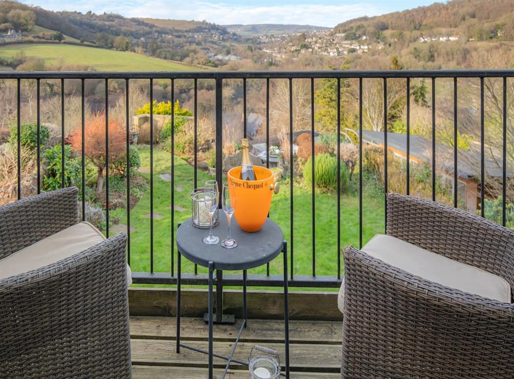 Balcony at Hillcrest Cottage in Stroud, Gloucestershire