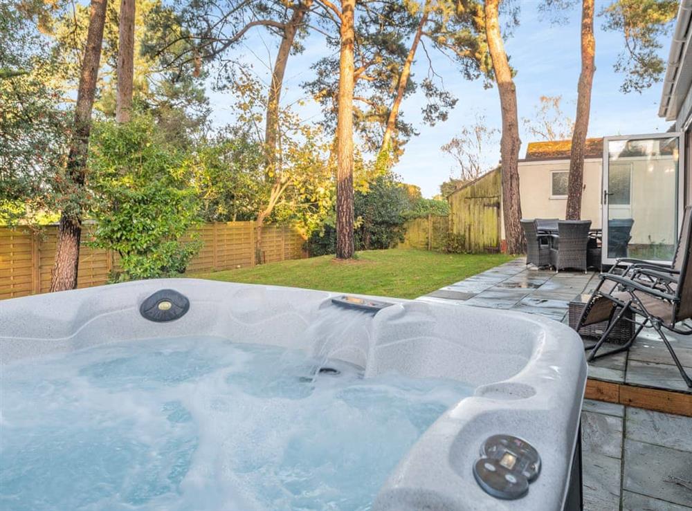 Hot tub at Hillcrest House in Bournemouth, Dorset