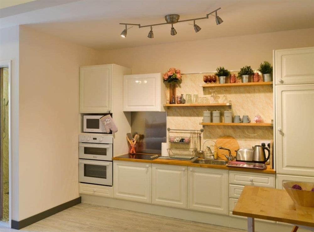 Annexe kitchen area at Hillcrest House in Brown Edge, near Leek, Staffordshire