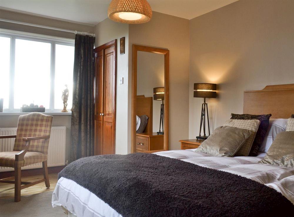 Comfortable double bedroom at Hillcrest House in Brown Edge, near Leek, Staffordshire