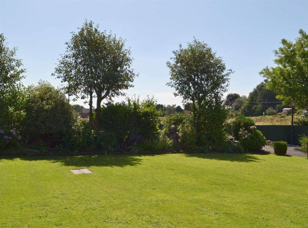 Garden at Hillcrest House in Brown Edge, near Leek, Staffordshire