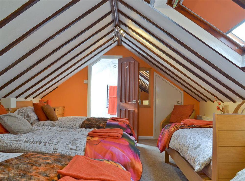 Large multi-sleep bedroom ion upper floor at Hillcrest House in Brown Edge, near Leek, Staffordshire