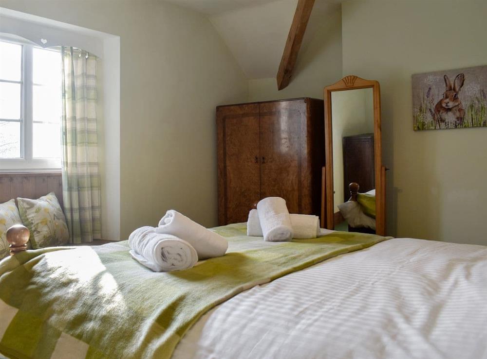 Comfortable double bedroom at Hillcrest House in Broxa, near Scarborough, North Yorkshire