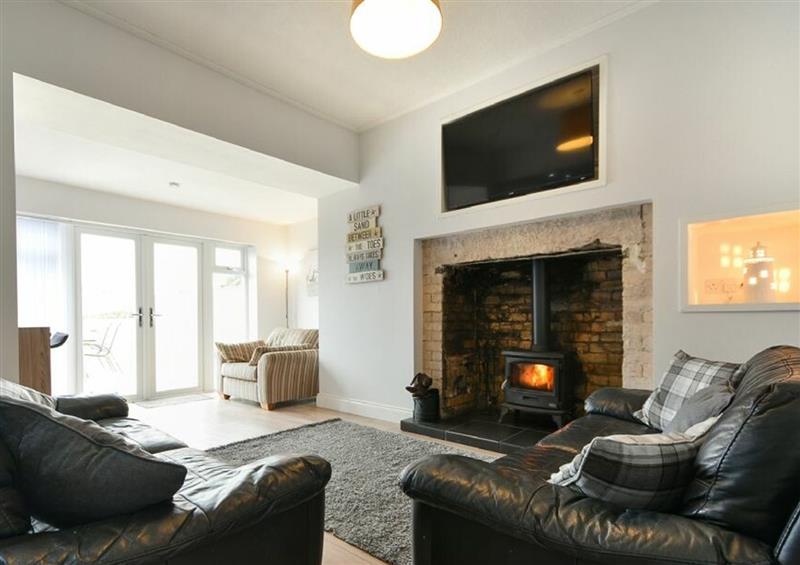 The living area at Hillcrest, Seahouses