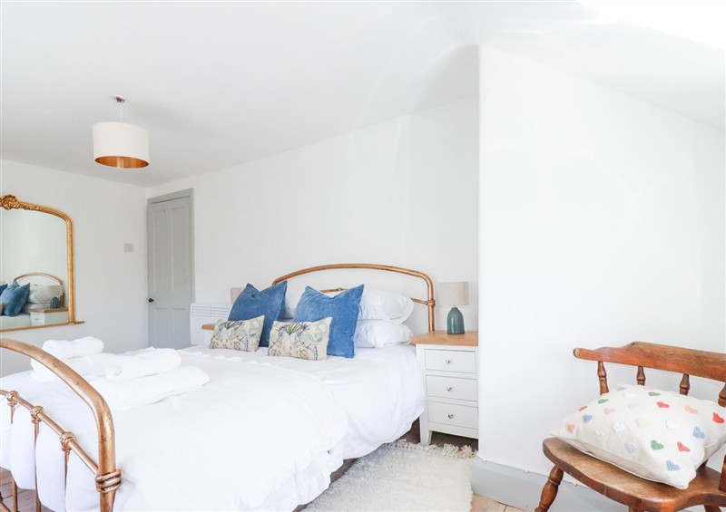 One of the bedrooms at Hilldene, Treknow