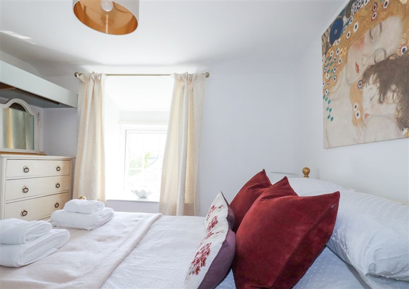 This is a bedroom at Hilldene, Treknow