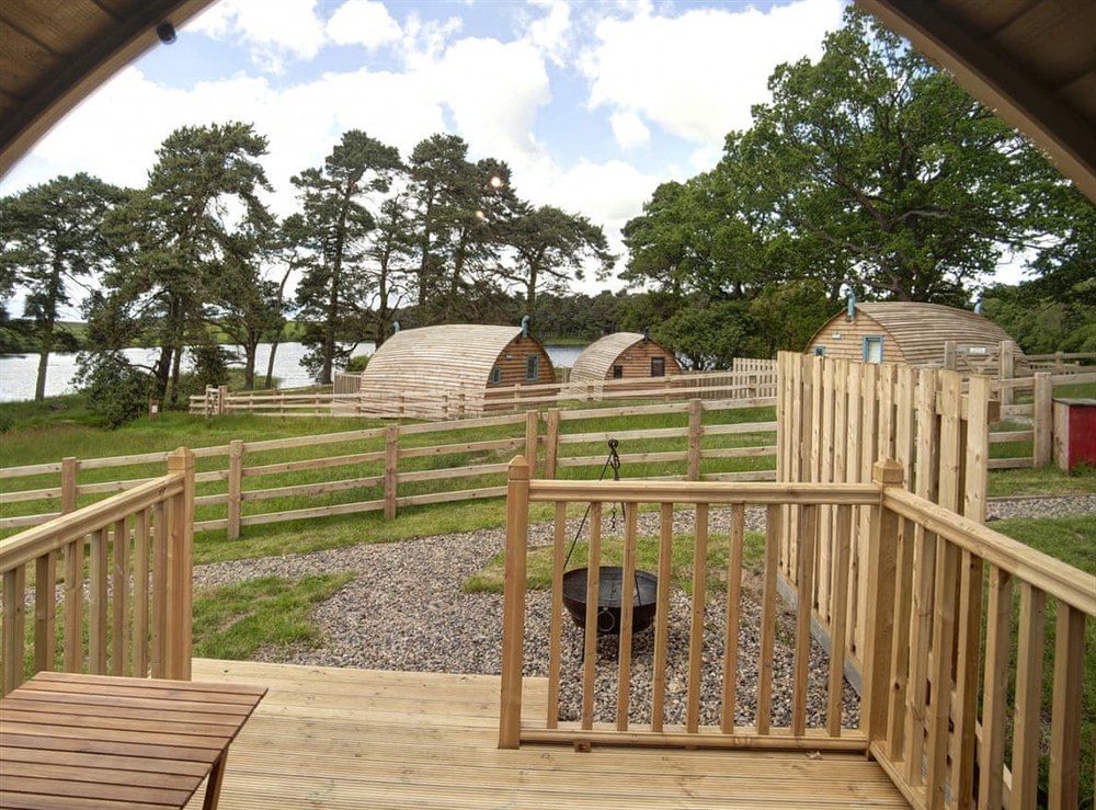 Exterior at Hillrise Lodge in Langley, Northumberland