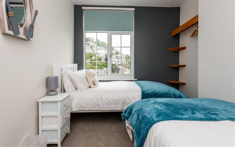 This is a bedroom at Hillrise in Looe
