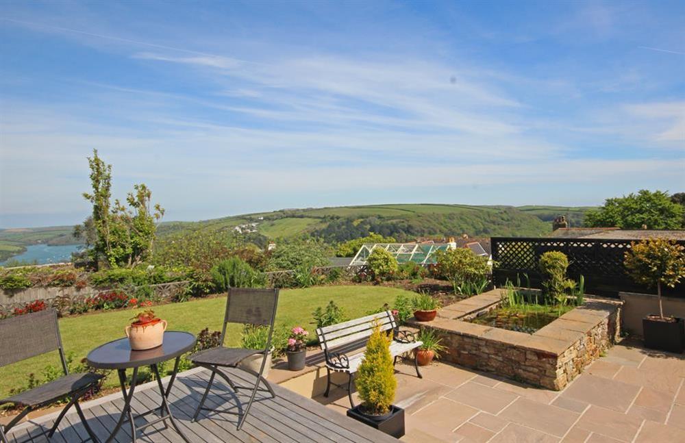 Lovely views from the garden area at Hillsbrook in , Salcombe