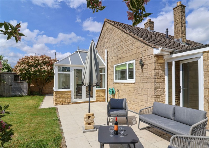Outside Hillside at Hillside, Bishops Cleeve