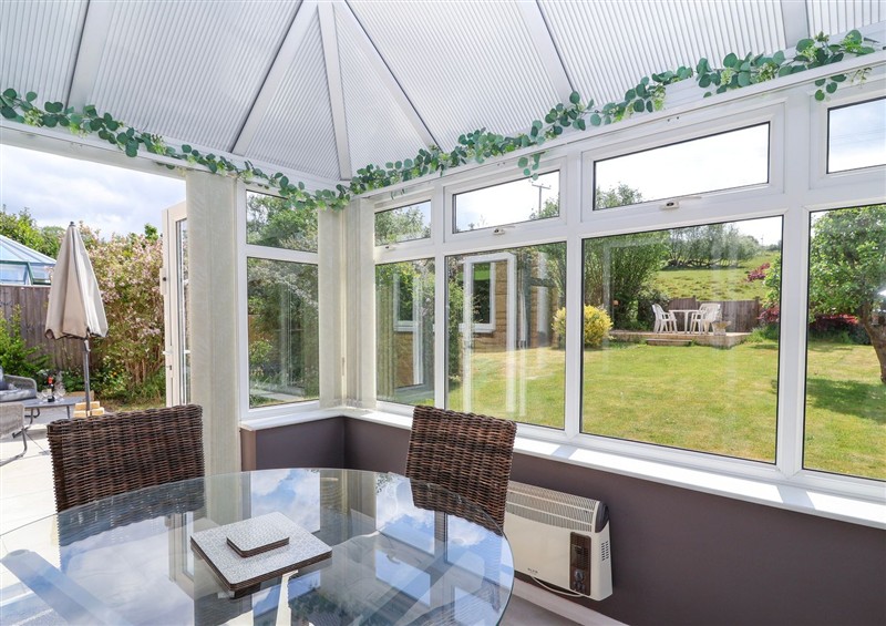 The patio at Hillside, Bishops Cleeve