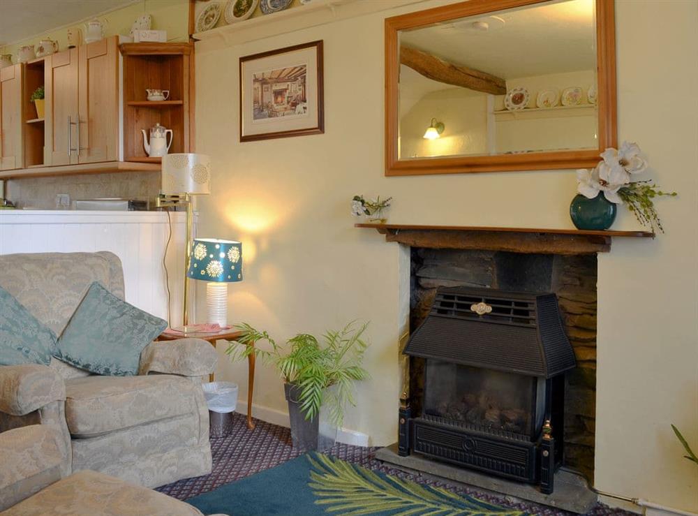 Comfortable open plan living space at Hillside Cottage in Ambleside, Cumbria