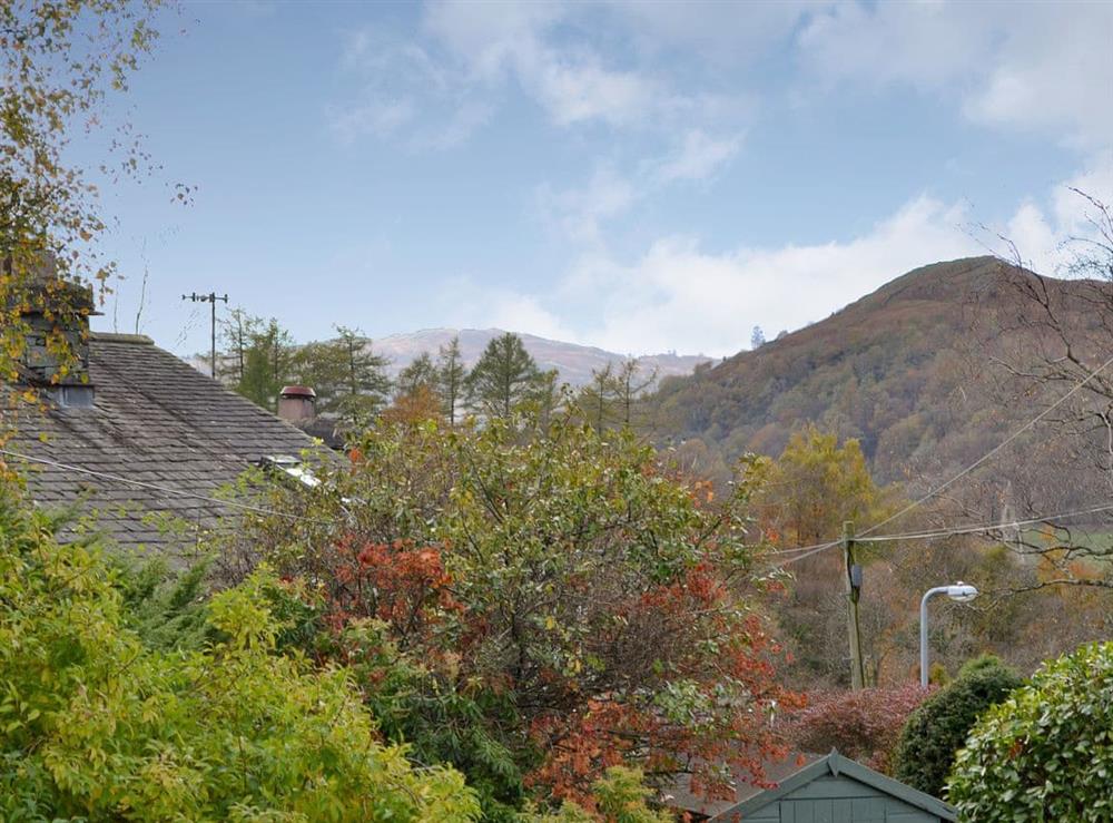 Wonderful views of the surrounding area at Hillside Cottage in Ambleside, Cumbria