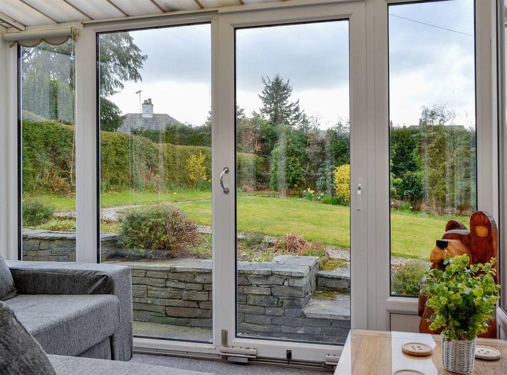Light and airy conservatory at Hillside Cottage in Keswick, Cumbria