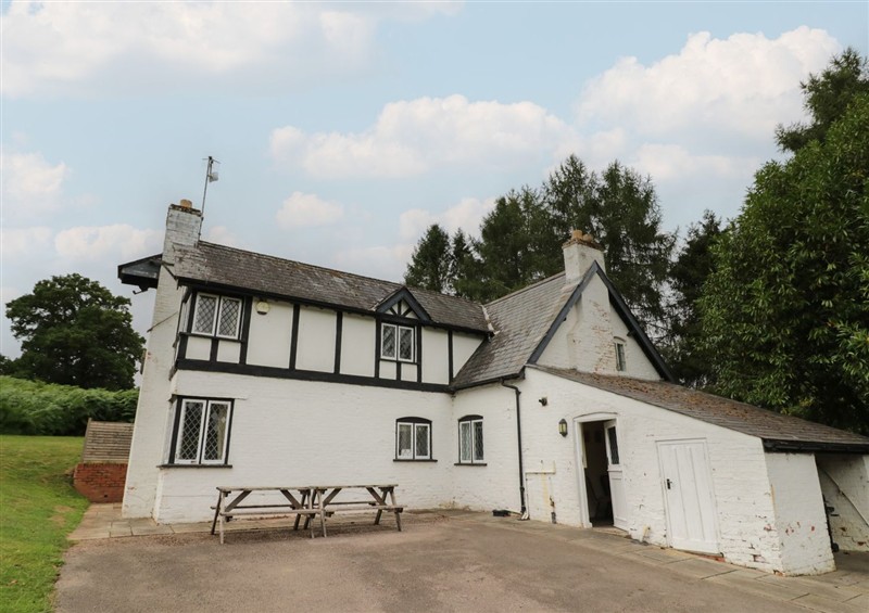 This is the setting of Hillside Cottage at Hillside Cottage, near Monmouth