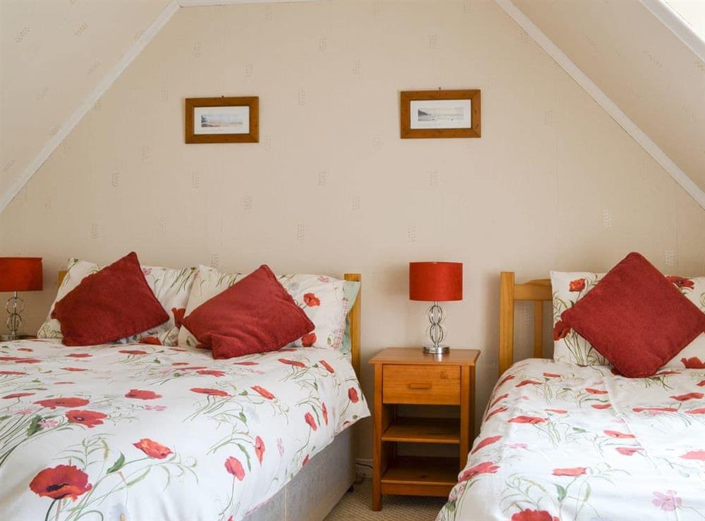 Twin bedroom at Hillside in Gairloch, Ross-Shire