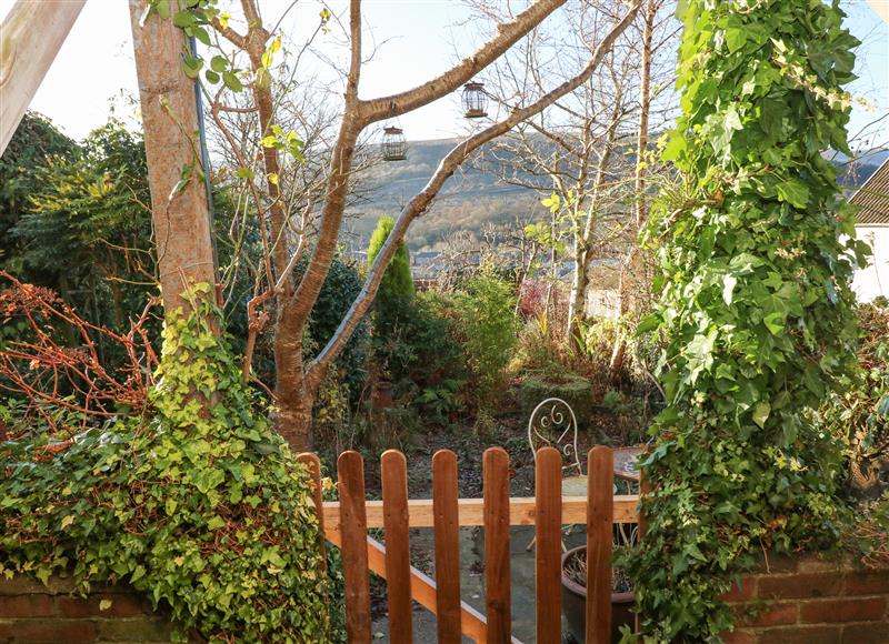The garden in Hillside Holiday Cottage at Hillside Holiday Cottage, Pentre