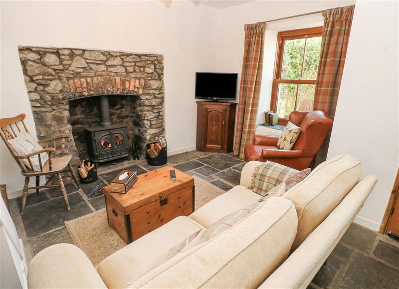 The living area at Hillside Holiday Cottage, Pentre