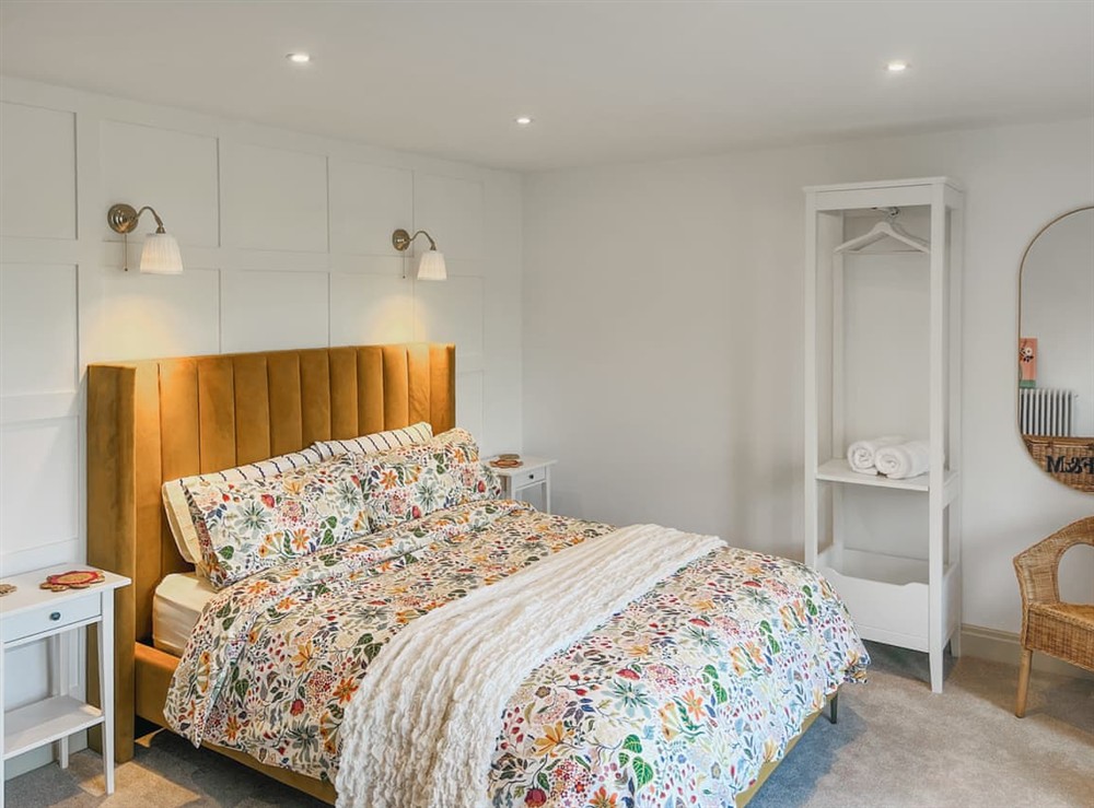 Balcony bedroom at Hillside House in Berwick-upon-Tweed, Northumberland