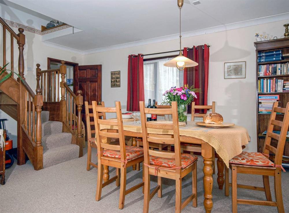 Dining room at Hillside House in Newgale, Pembrokeshire, Dyfed
