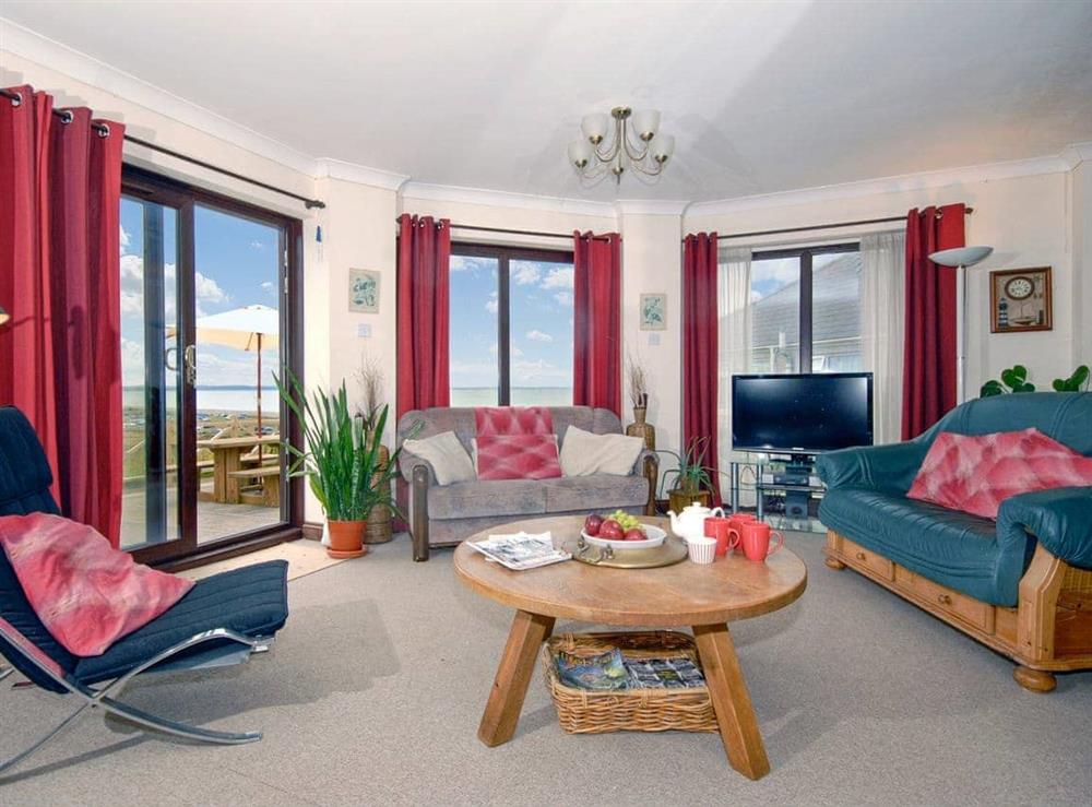 This is the living room at Hillside House in Newgale, Pembrokeshire, Dyfed