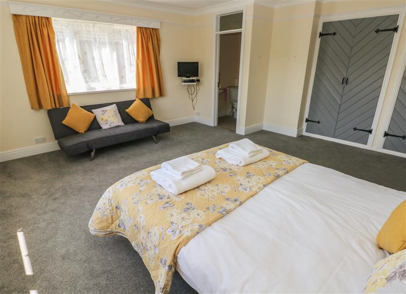 This is a bedroom at Hillside Lodge, Llanbadarn Fynydd near Newtown