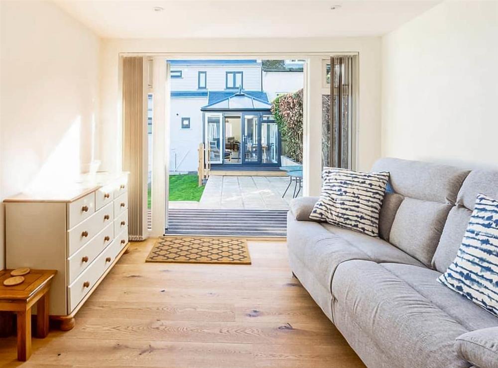Living area at Hillside in Lyme Regis, Dorset