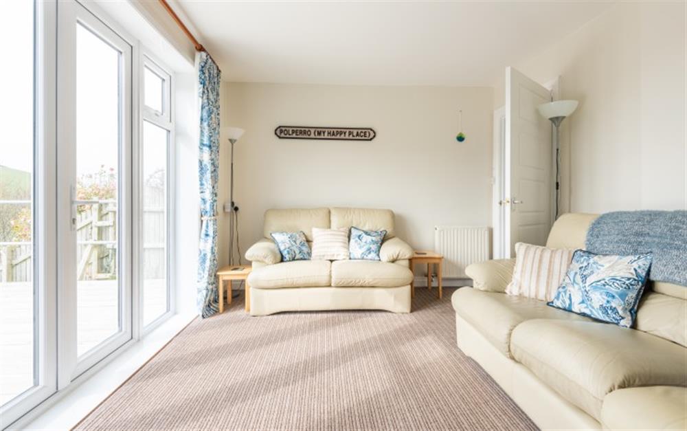 Relax in the living area at Hillsview in Polperro