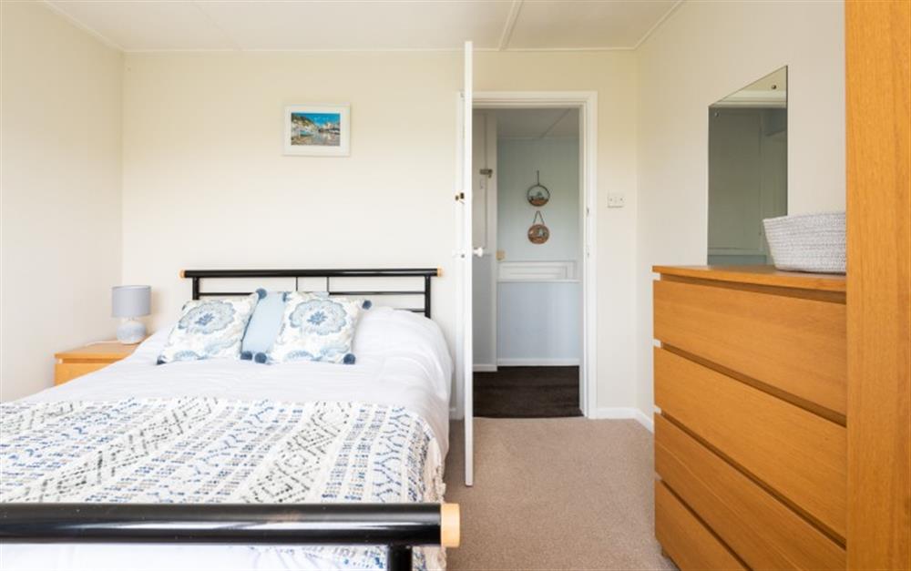 The double bedroom at Hillsview in Polperro