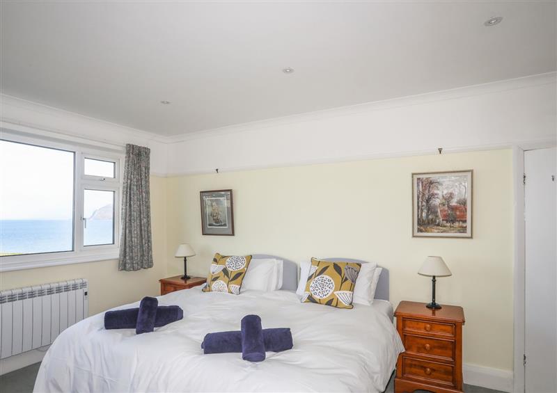 One of the bedrooms at Hilltop, Morfa Nefyn