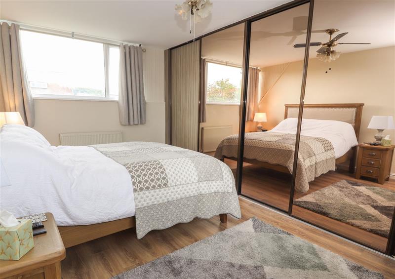 One of the bedrooms at Hilltops, Deganwy
