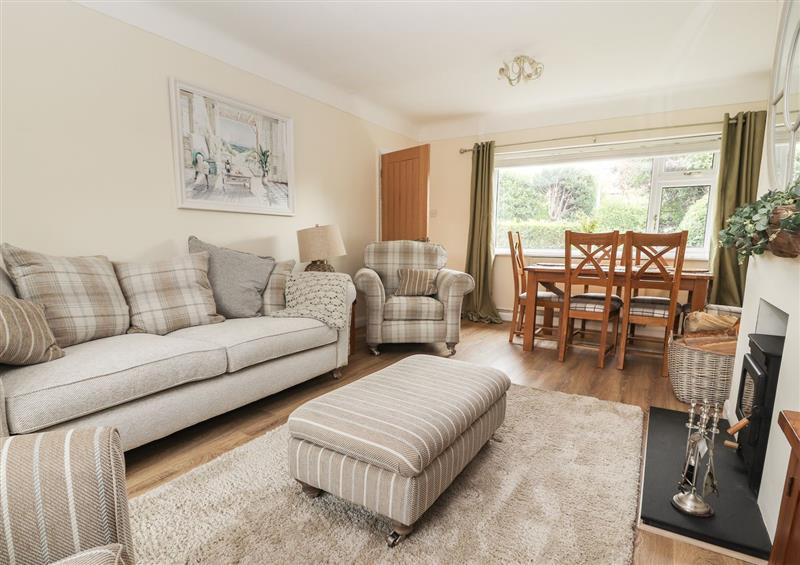 Relax in the living area at Hilltops, Deganwy