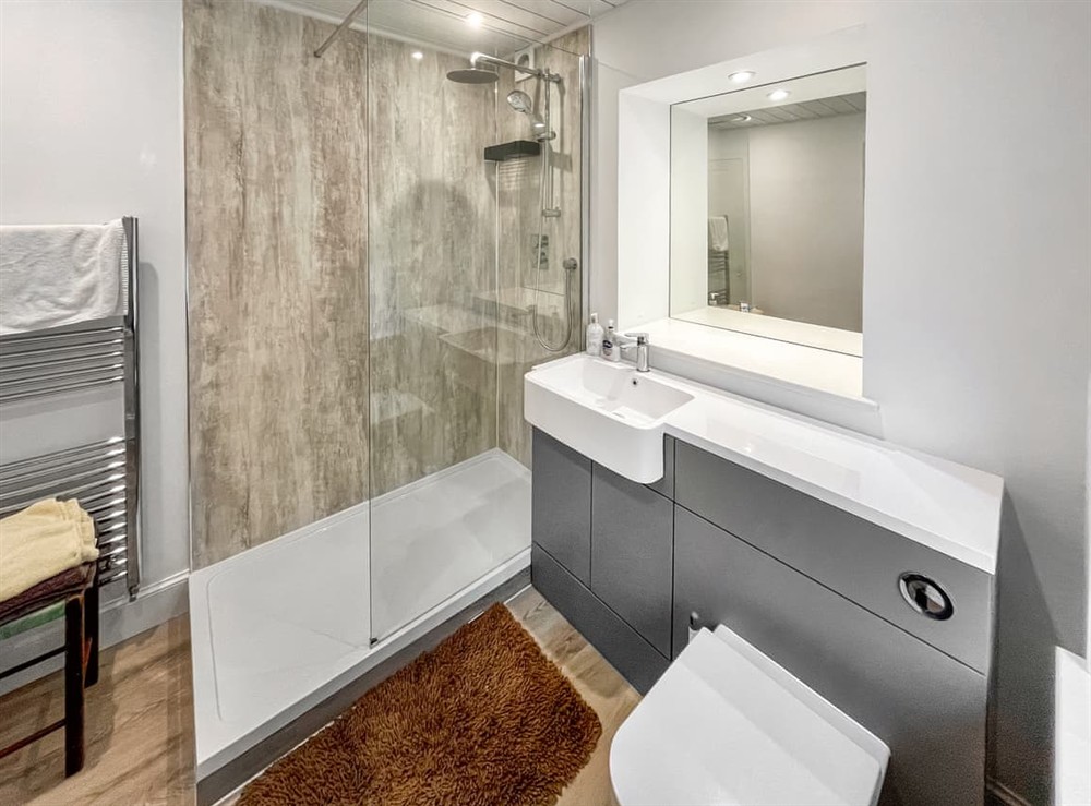 Bathroom at Hillview Cottage in Aberfeldy, Perthshire