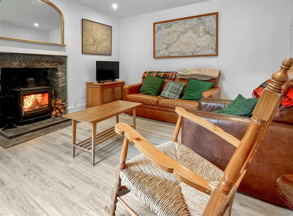 Living area at Hillview Cottage in Aberfeldy, Perthshire