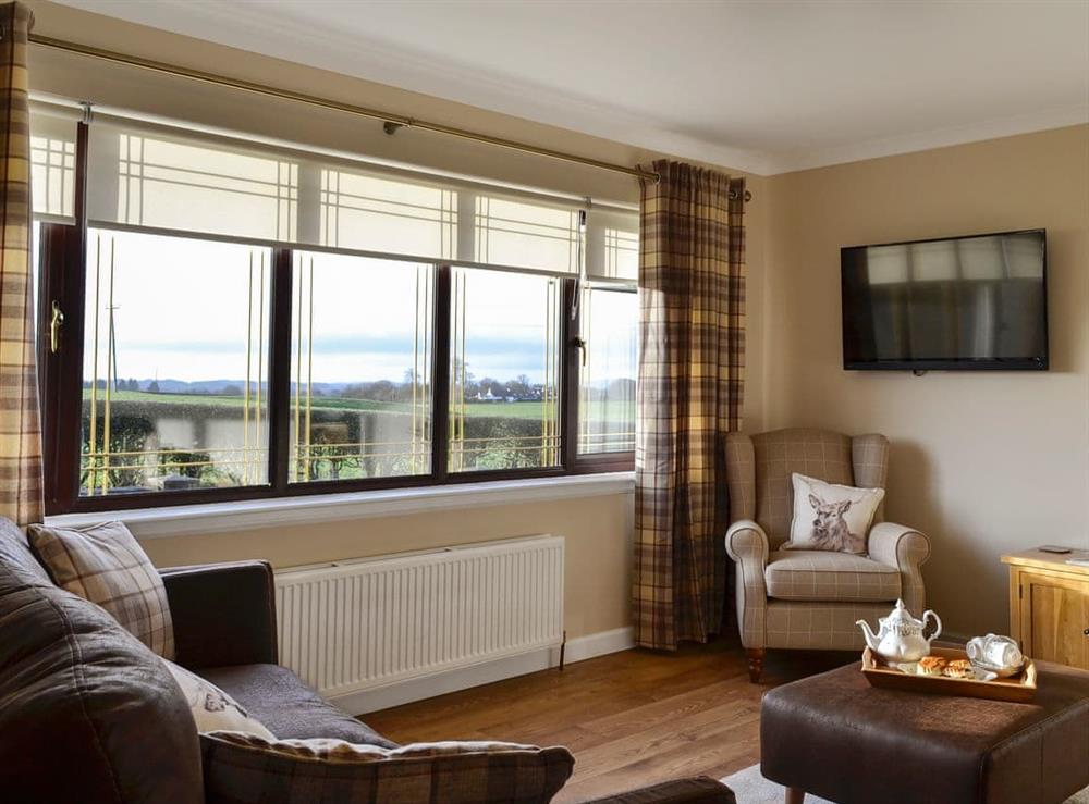 Comfortable living room with wood burner (photo 2) at Hillview in Gateside, near Beith, Ayrshire